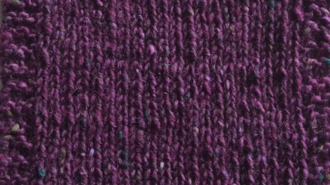 ARAN TWEED 4814 - dojrzała śliwka