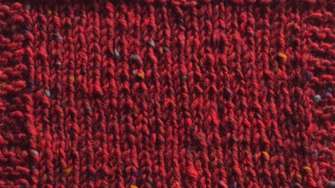 ARAN TWEED 4866 - płomienna czerwień
